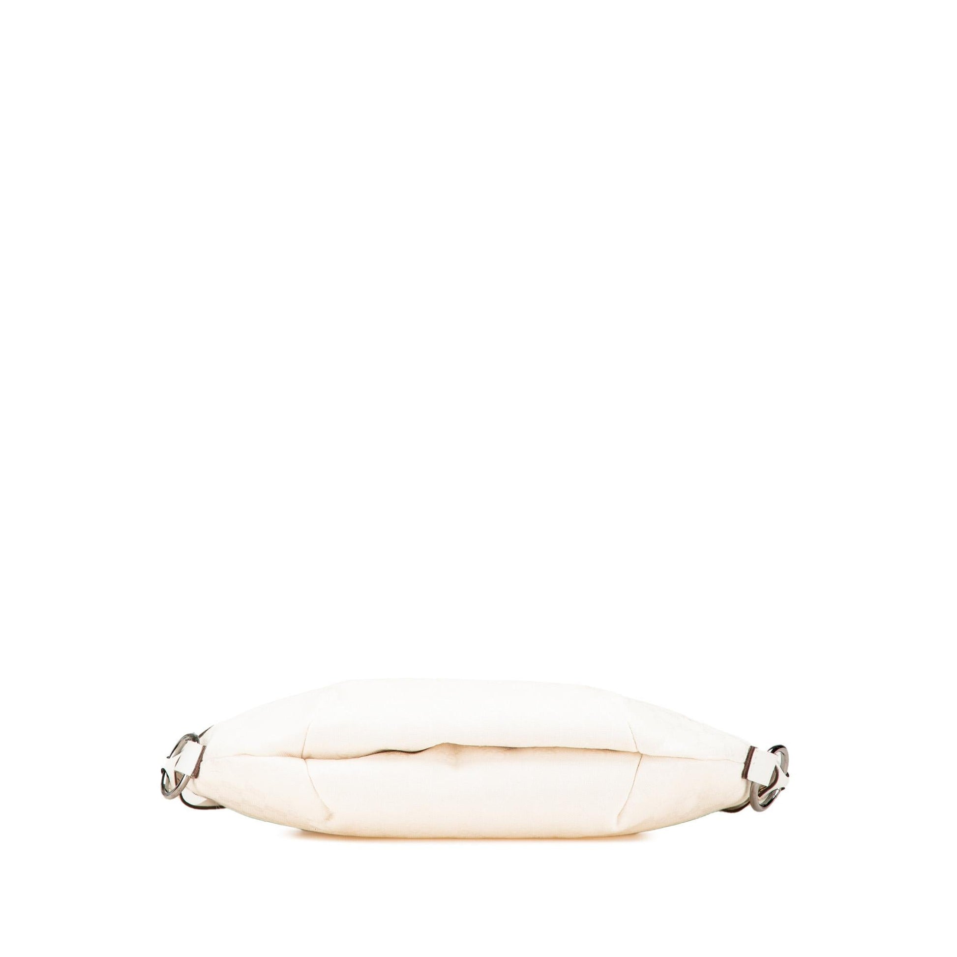 Gucci GG Canvas White Shoulder Bag