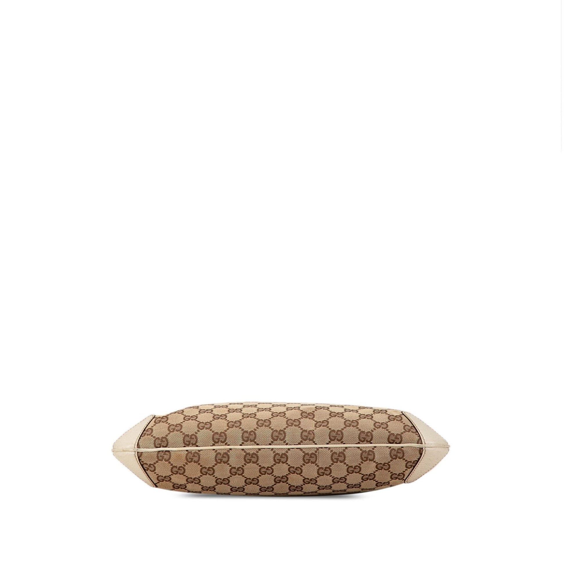 Gucci GG Horsebit Creole SHG-W6hAf3 Canvas Brown Shoulder Bag