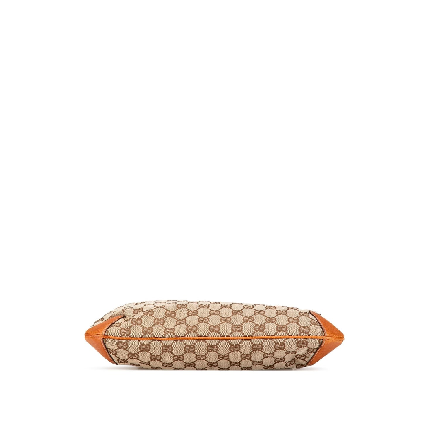 Gucci GG Horsebit Creole Canvas Calf Brown Shoulder Bag