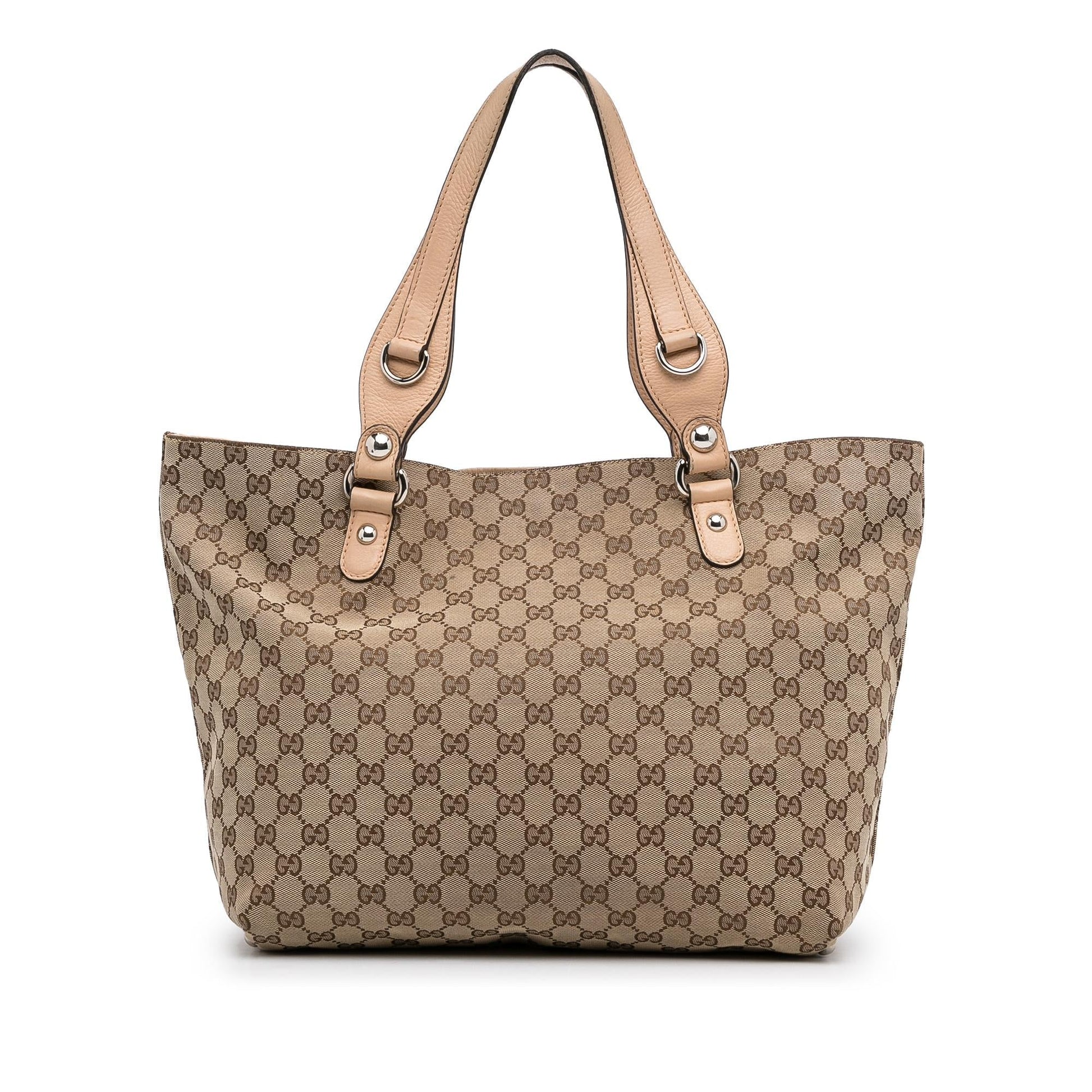 Gucci GG Icon Bit SHG-b5nkIO Canvas Brown Tote Bag