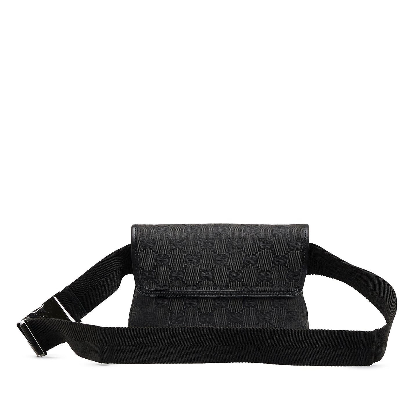 Gucci GG Jackie Belt SHG-qKm8H9 Canvas Black Accessory