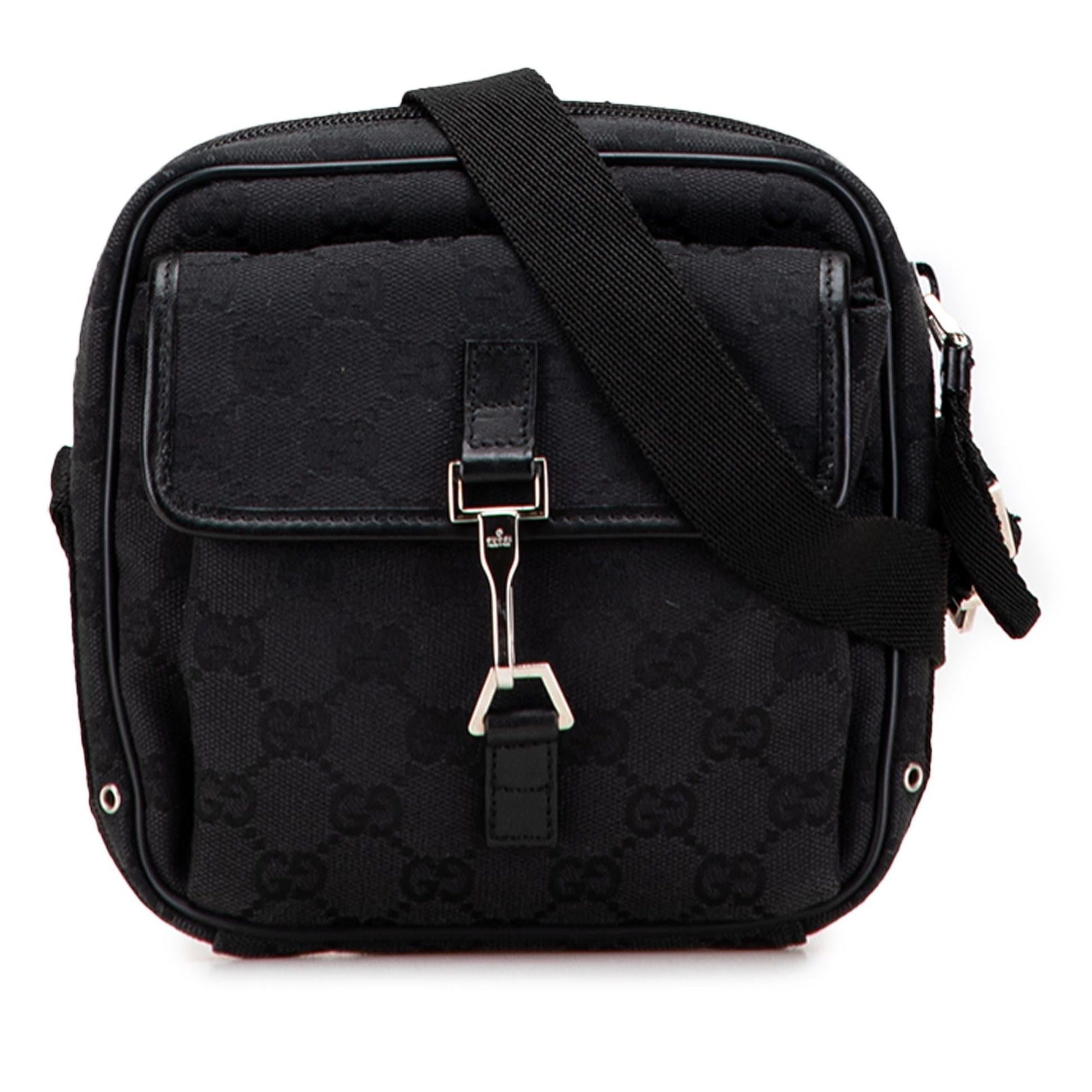 Gucci GG Jackie Canvas Crossbody Bag
