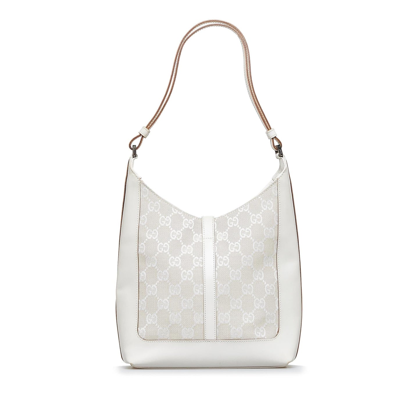 Gucci GG Jackie SHG-m7c9Cb Canvas Brown Shoulder Bag