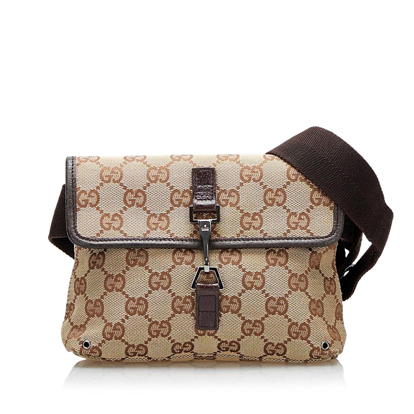 Gucci GG Jackie SHG-oqJqqf Canvas Brown Accessory