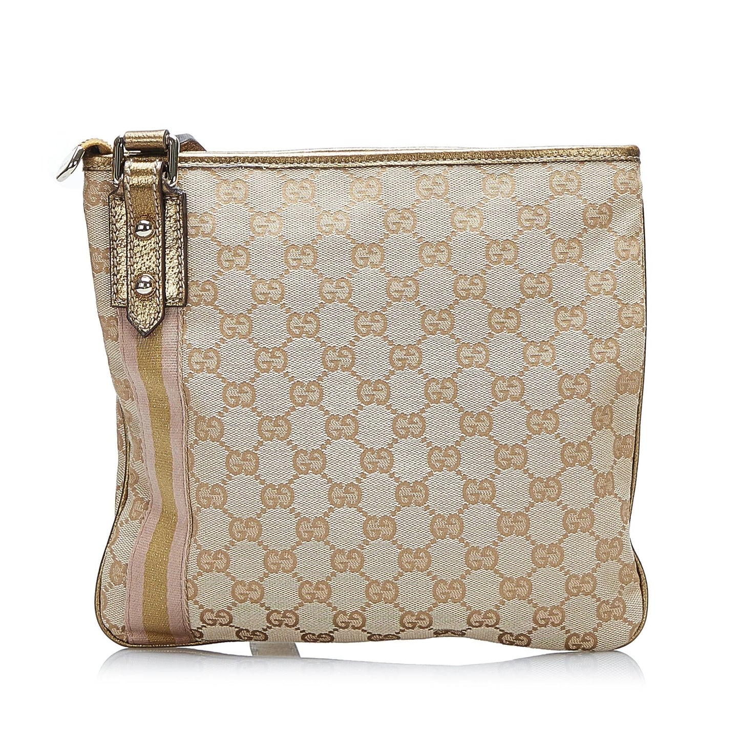 Gucci GG Jolicoeur SHG-HuInJn Canvas Brown Crossbody Bag