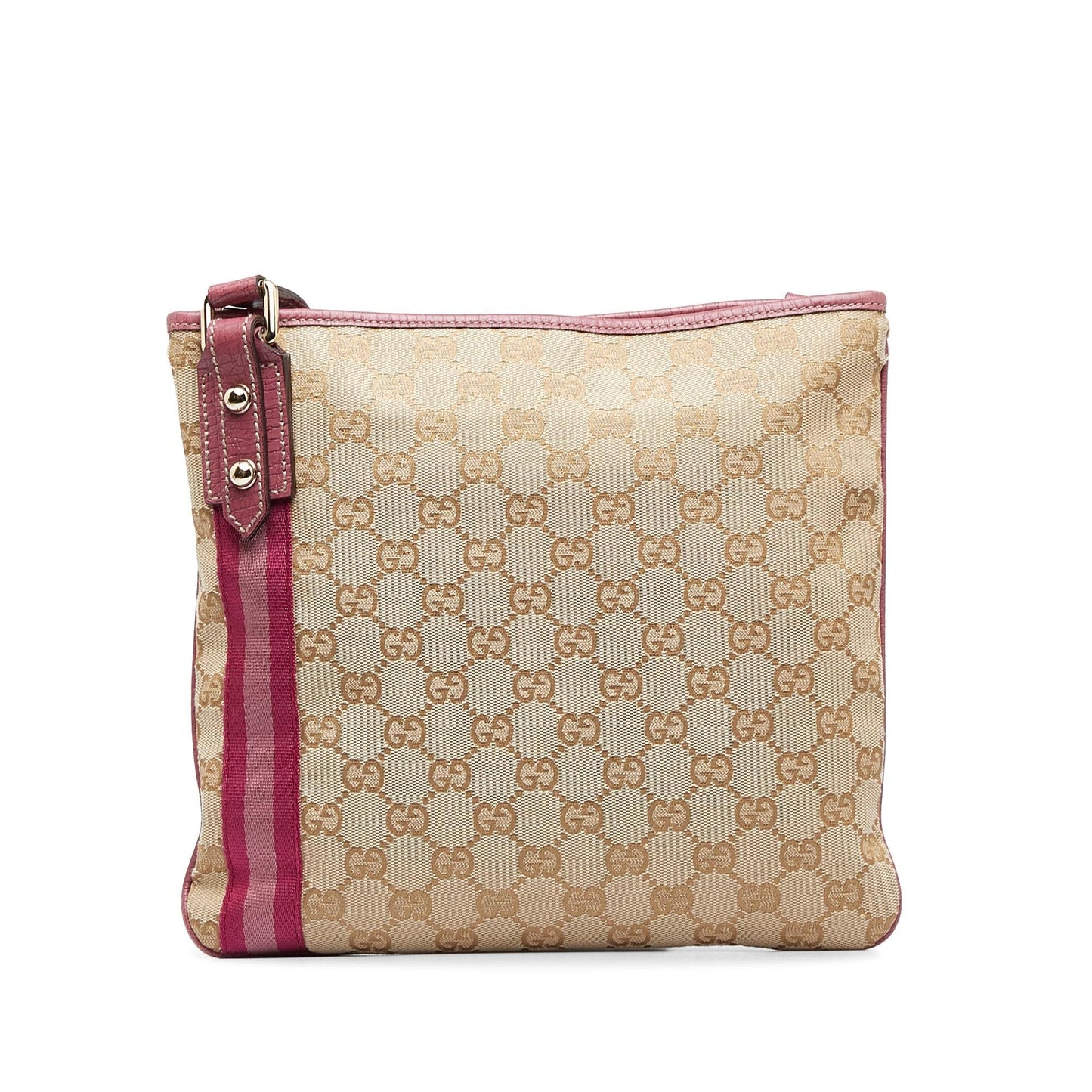 Gucci GG Jolicoeur SHG-HdKVjm Canvas Brown Crossbody Bag