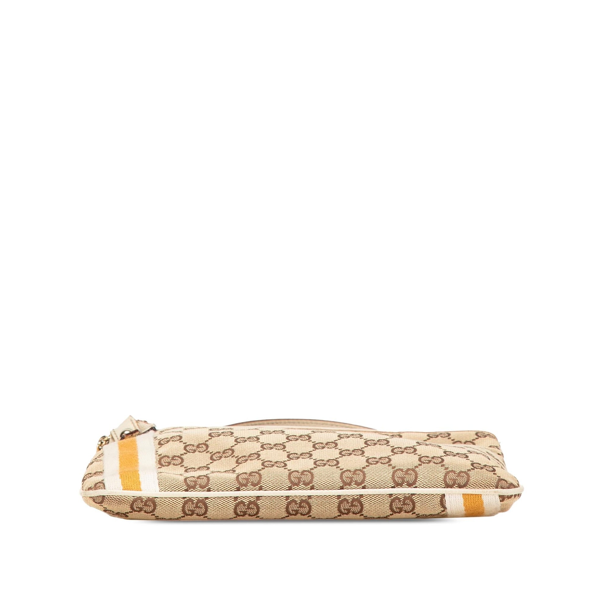 Gucci GG Jolicoeur Canvas Brown Crossbody Bag