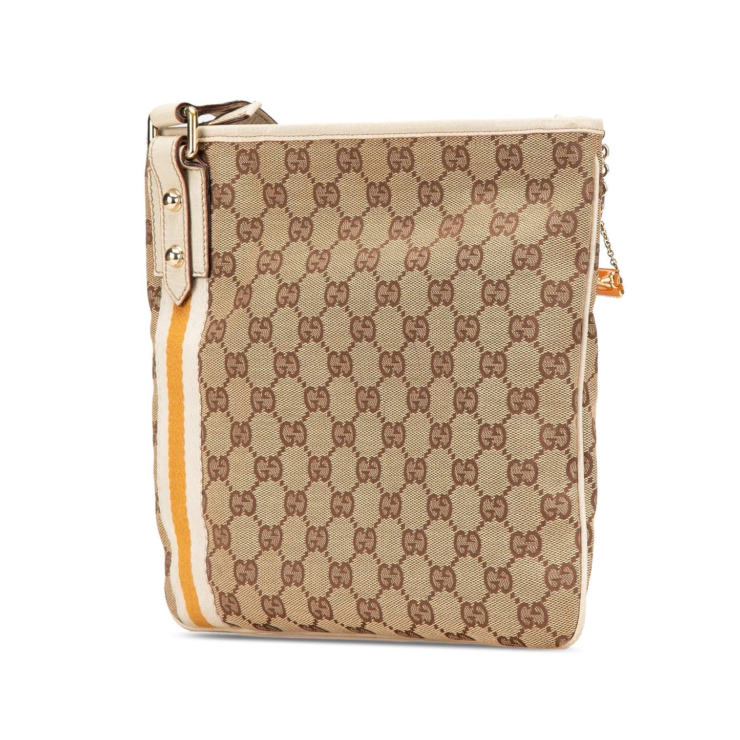 Gucci GG Jolicoeur Canvas Brown Crossbody Bag