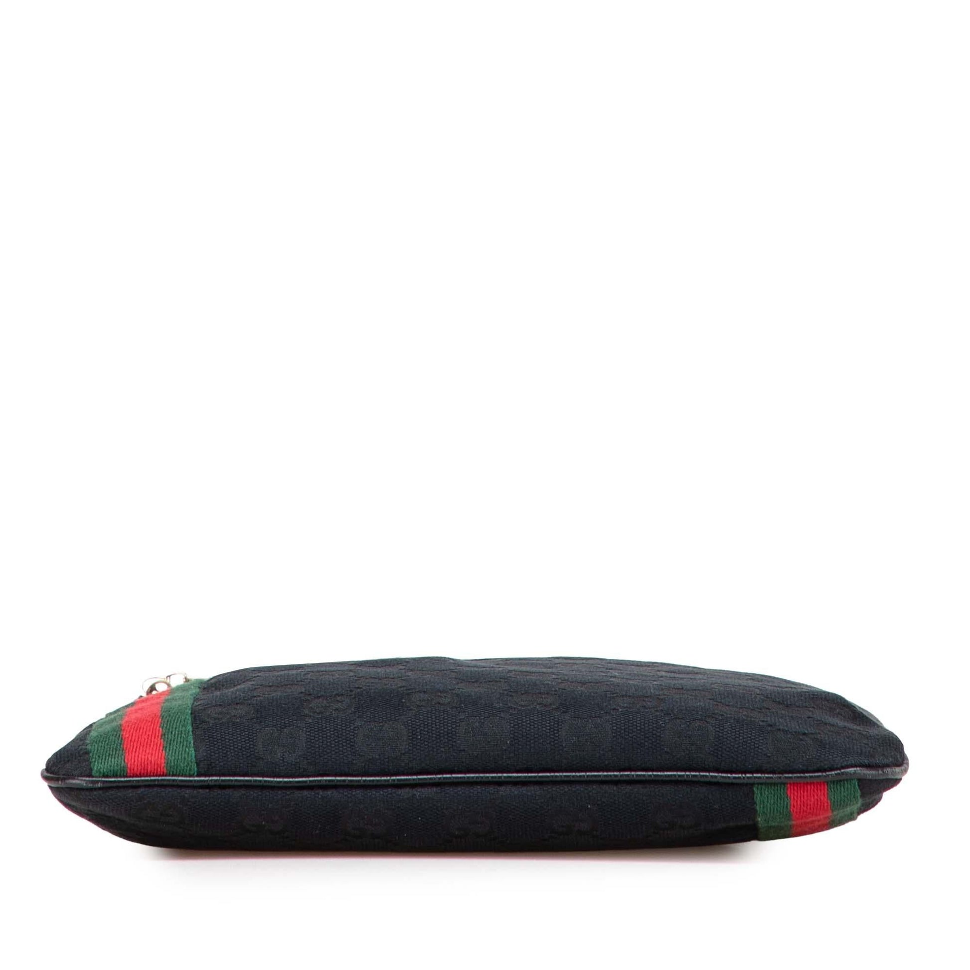 Gucci GG Jolicoeur Canvas Black Crossbody Bag