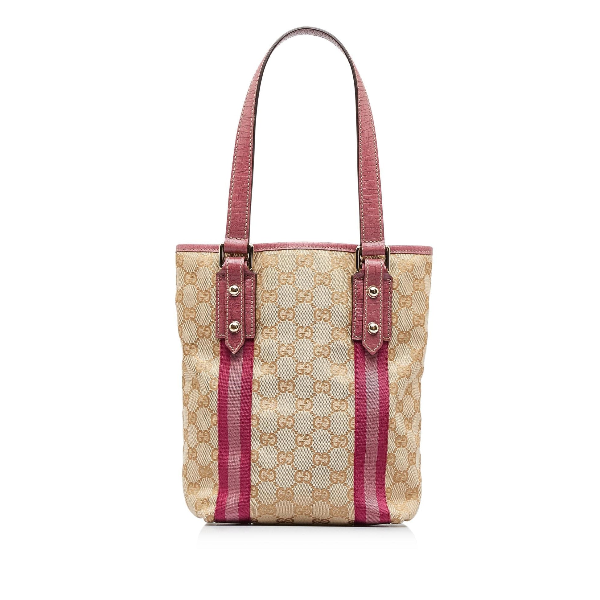 Gucci GG Jolicoeur SHG-mqvaTI Canvas Brown Tote Bag