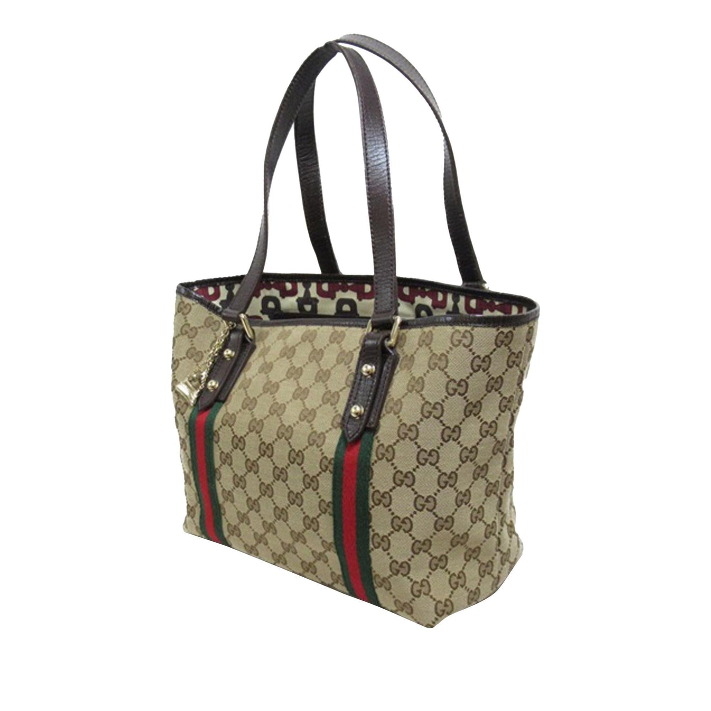 Gucci GG Jolicoeur SHG-e8rEj5 Canvas Brown Tote Bag