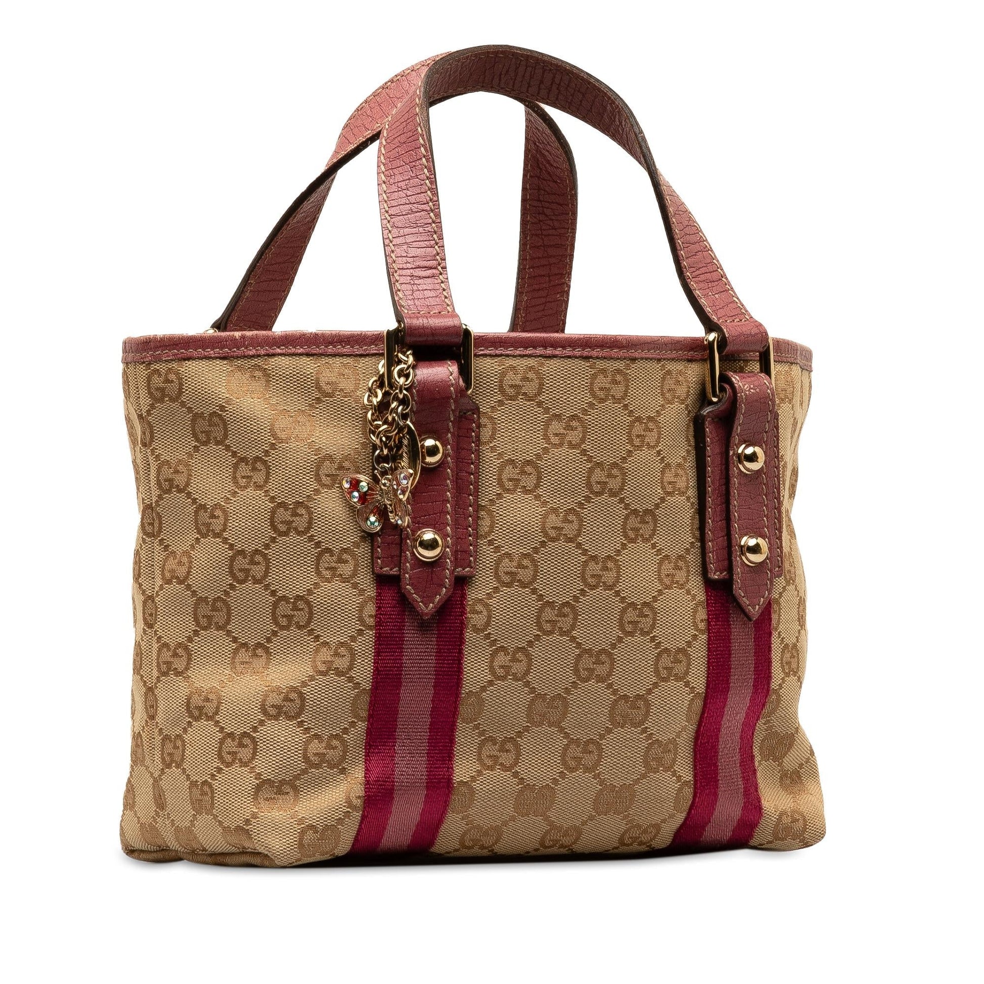 Gucci GG Jolicoeur SHG-5Q0OTS Canvas Brown Tote Bag