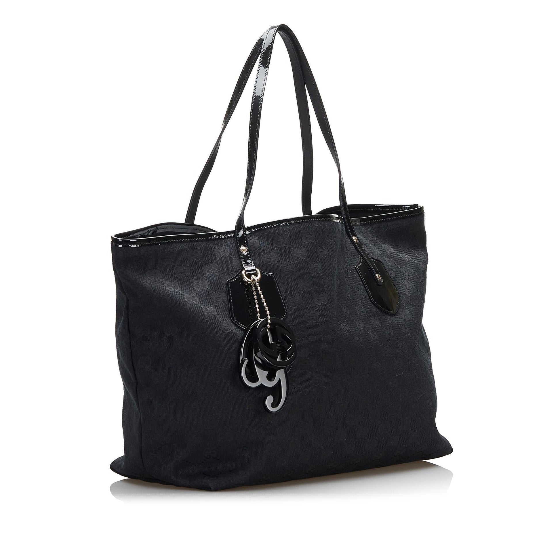 Gucci GG Jolie SHG-XqNPq3 Canvas Black Tote Bag
