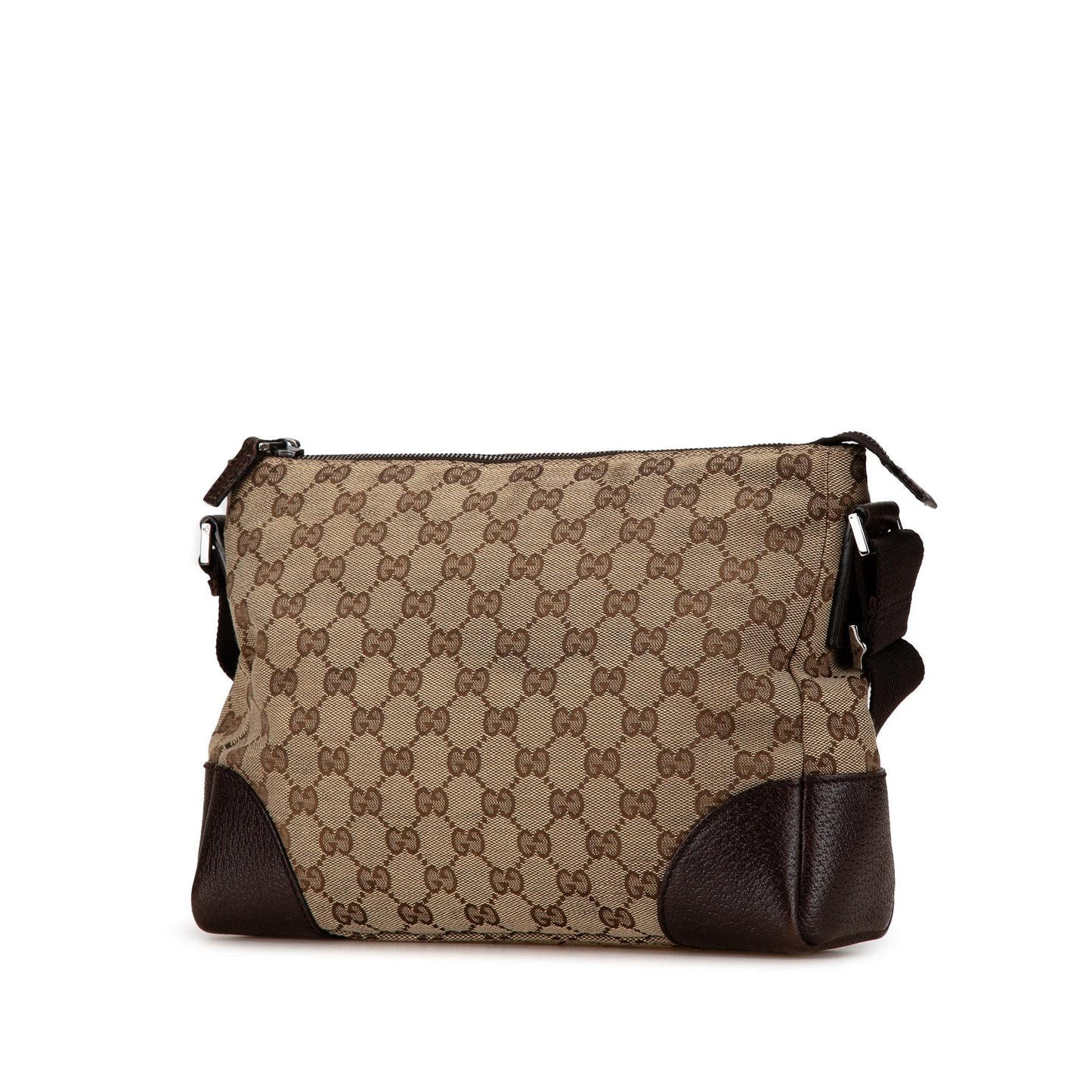 Gucci GG Joy SHG-Unb4KA Canvas Calf Brown Crossbody Bag