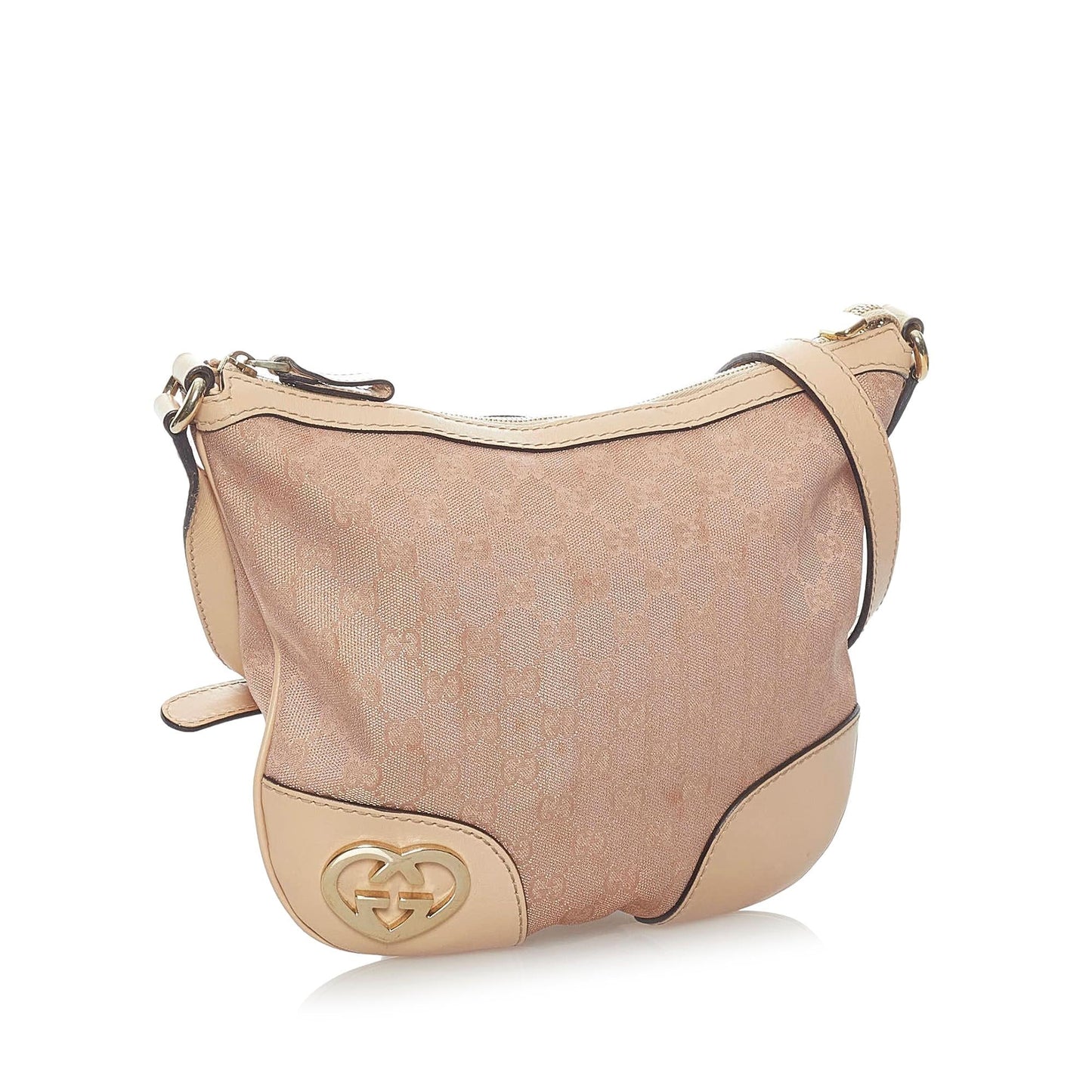 Gucci GG Lovely SHG Canvas Pink Crossbody Bag