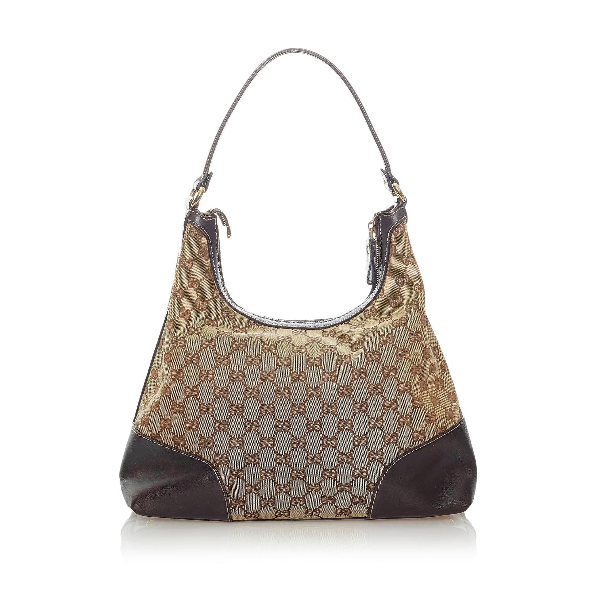 Gucci GG Lovely SHG Canvas Brown Shoulder Bag