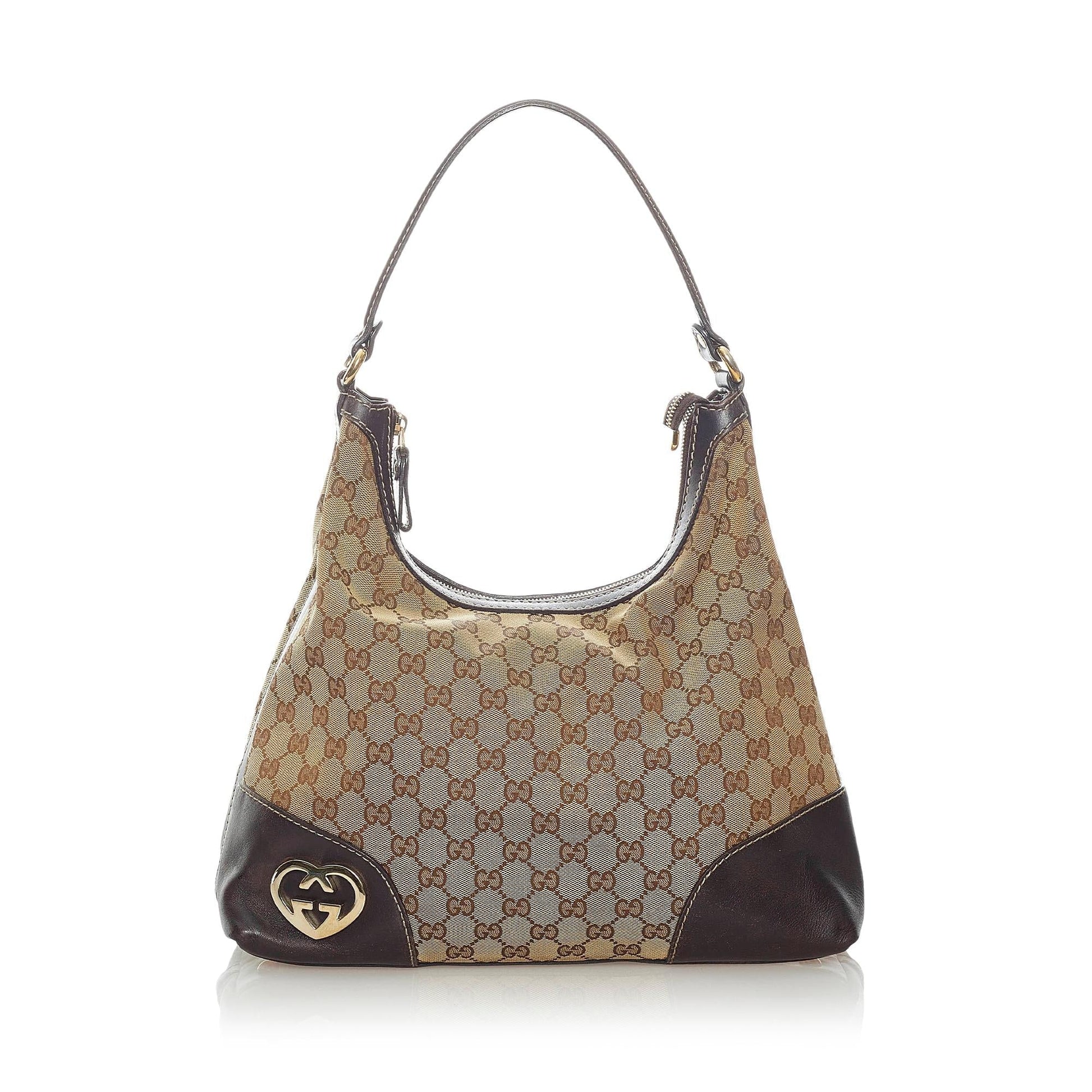Gucci GG Lovely SHG Canvas Brown Shoulder Bag