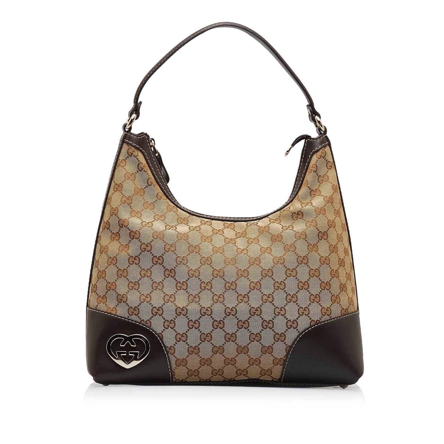 Gucci GG Lovely SHG-MWKW8J Canvas Brown Shoulder Bag