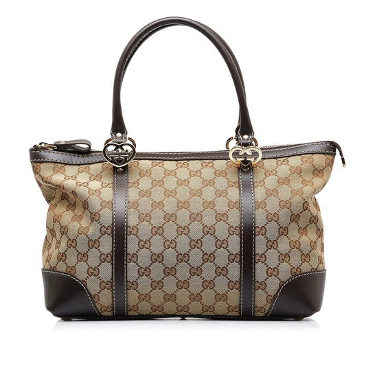 Gucci GG Lovely SHG-opVphq Canvas Brown Tote Bag
