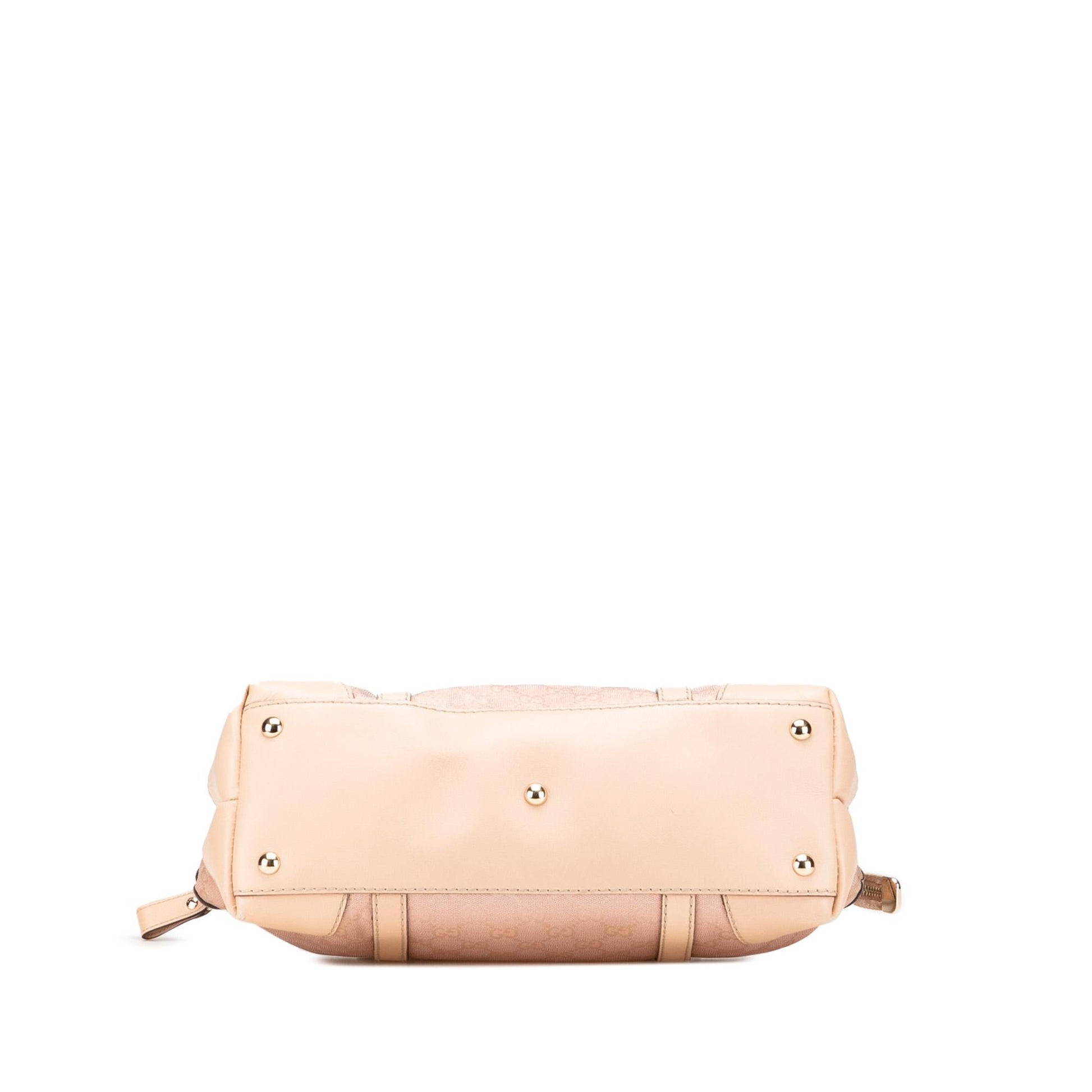 Gucci GG Lovely Canvas Calf Pink Tote Bag