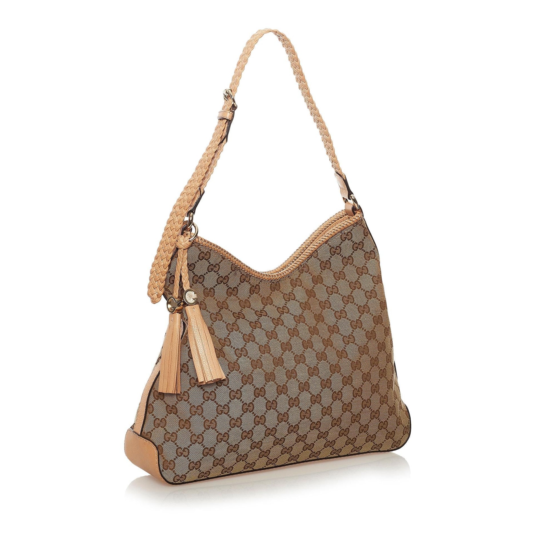 Gucci GG Marrakech SHG Canvas Brown Shoulder Bag