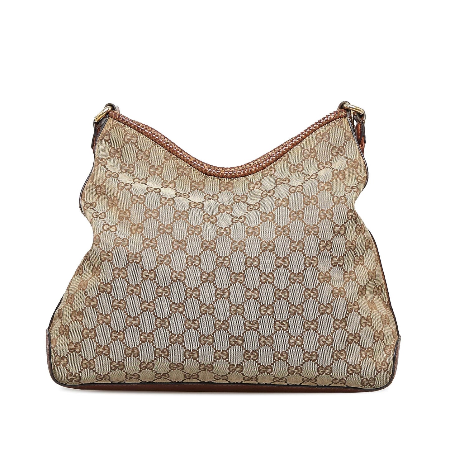 Gucci GG Marrakech SHG-eTLpnQ Canvas Calf Brown Shoulder Bag