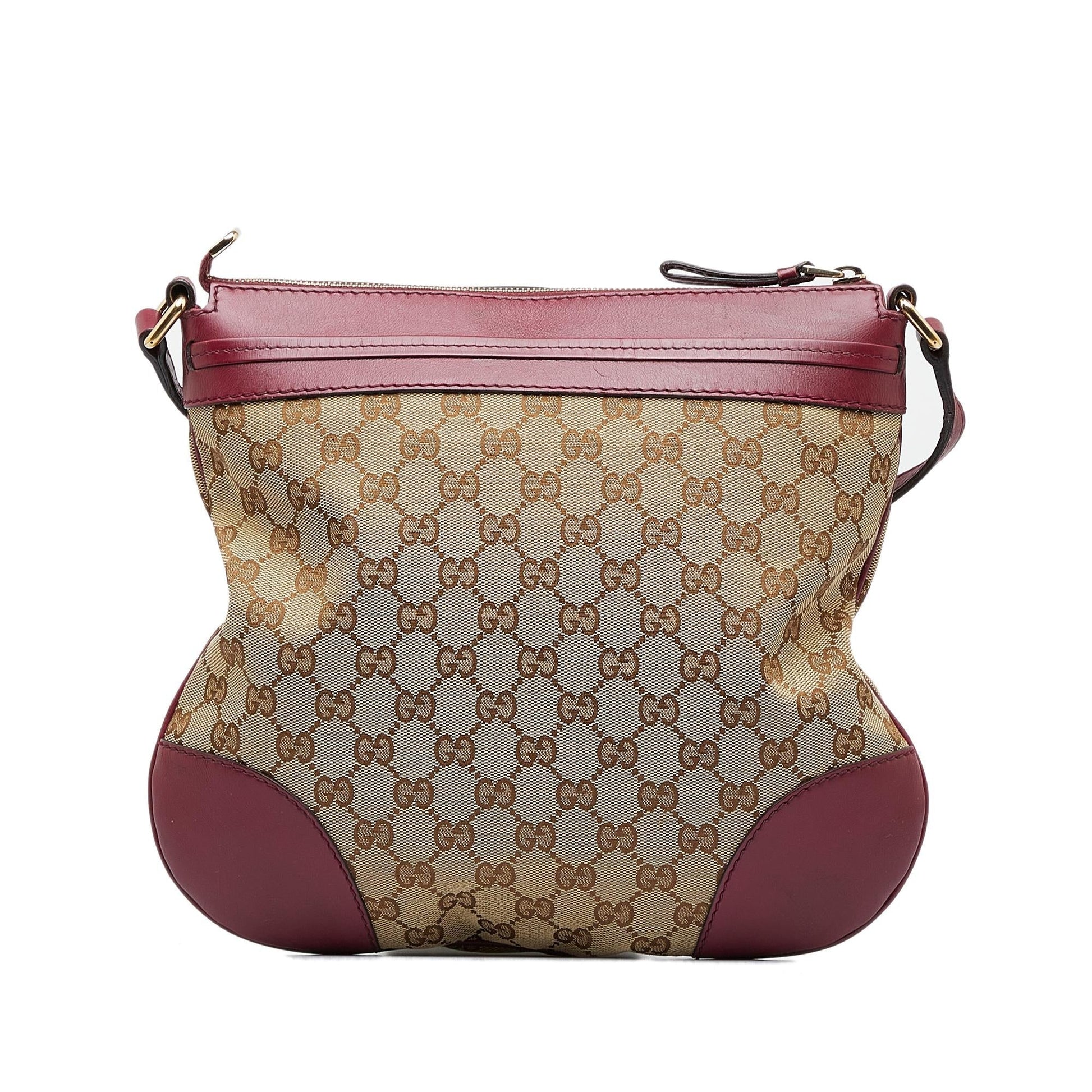 Gucci GG Mayfair SHG-NqNI7v Canvas Brown Crossbody Bag