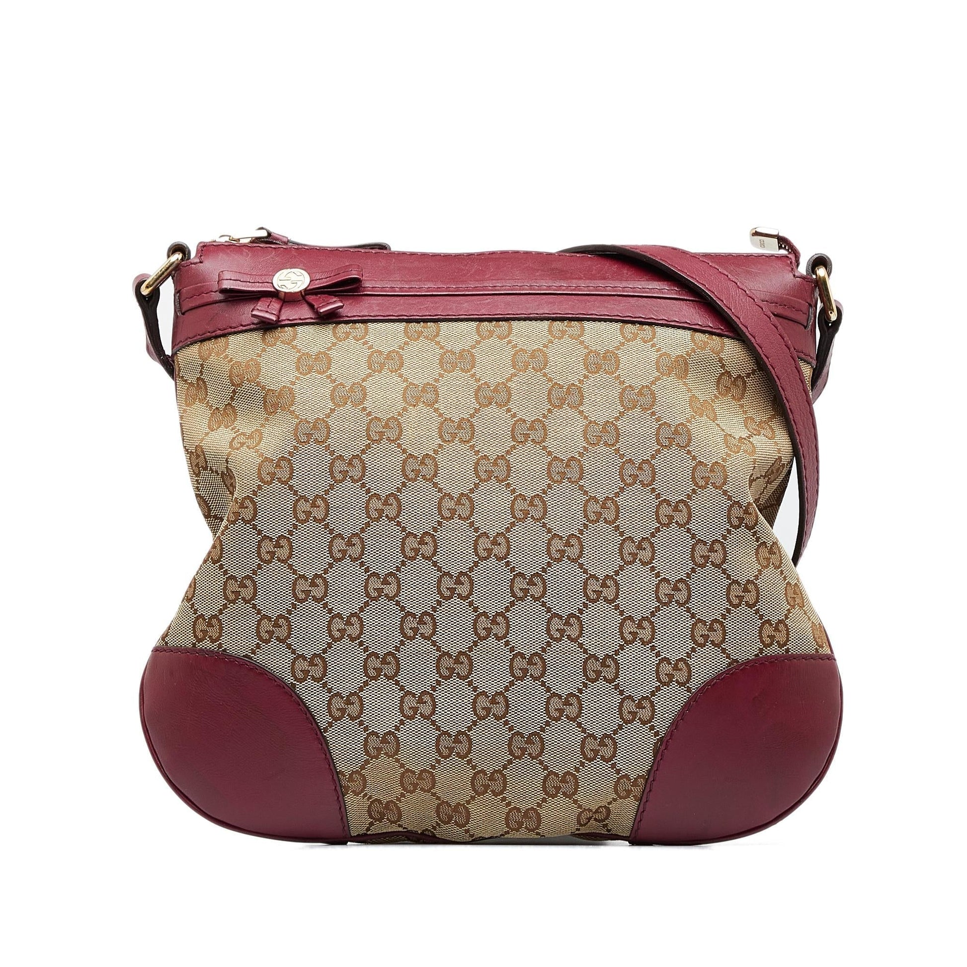 Gucci GG Mayfair SHG-NqNI7v Canvas Brown Crossbody Bag