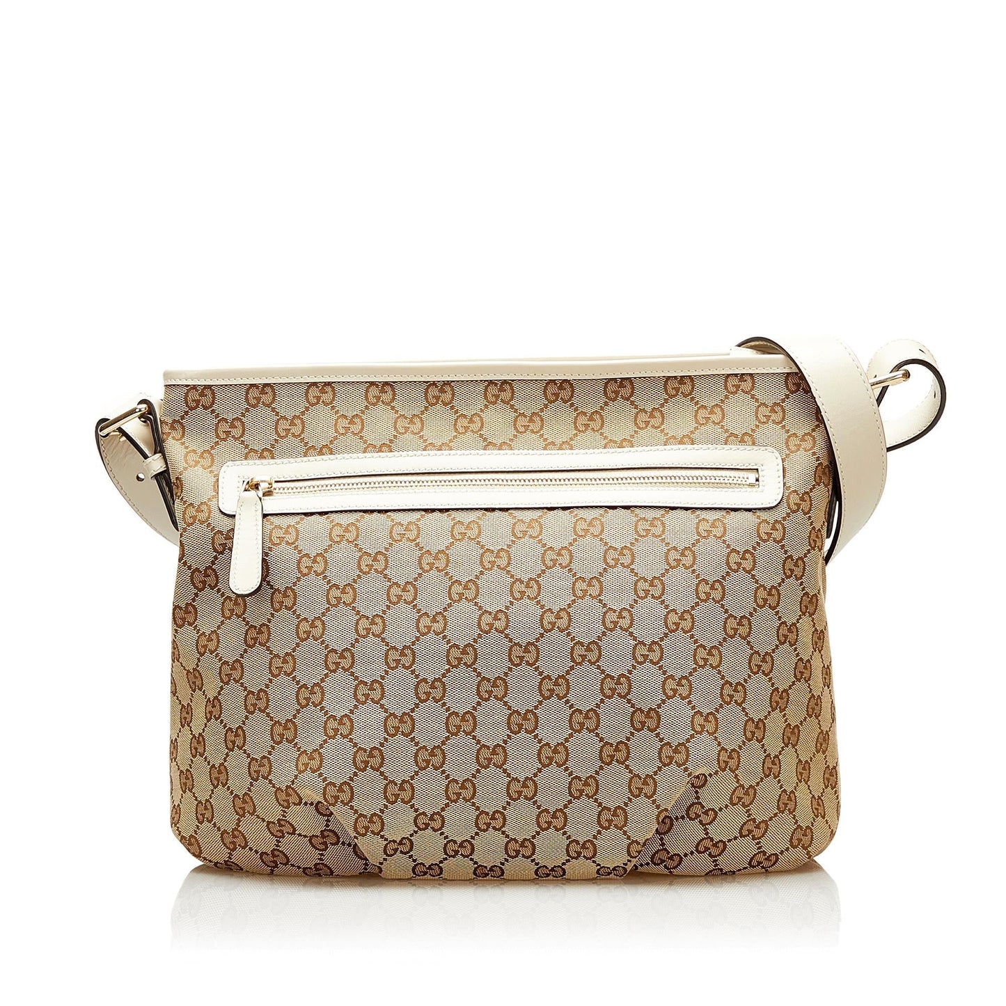 Gucci GG Messenger SHG Canvas Brown Shoulder Bag