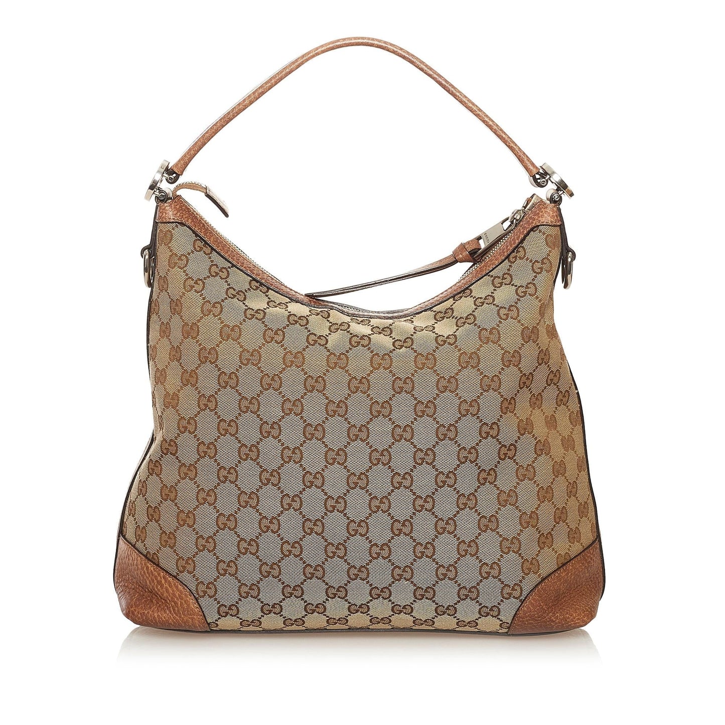Gucci GG Miss G SHG Canvas Brown Satchel Bag