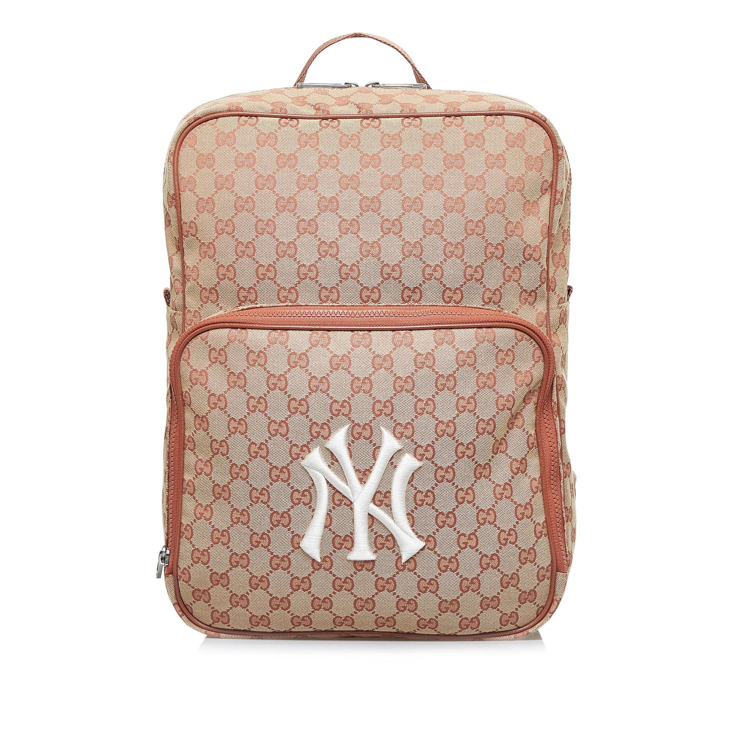 Gucci GG NY Yankees Backpack SHG-MYSp7m Canvas Brown
