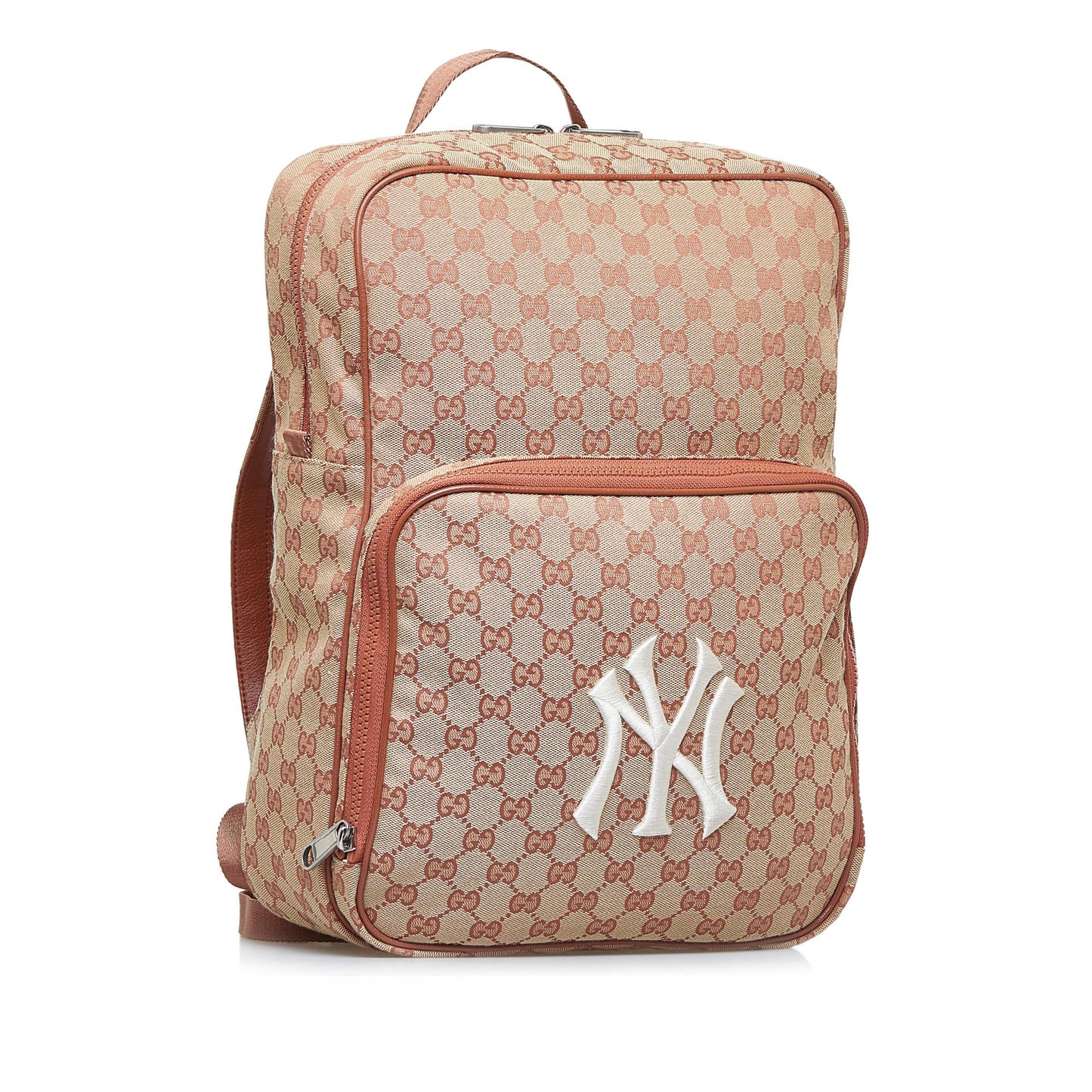 Gucci GG NY Yankees Backpack SHG-MYSp7m Canvas Brown