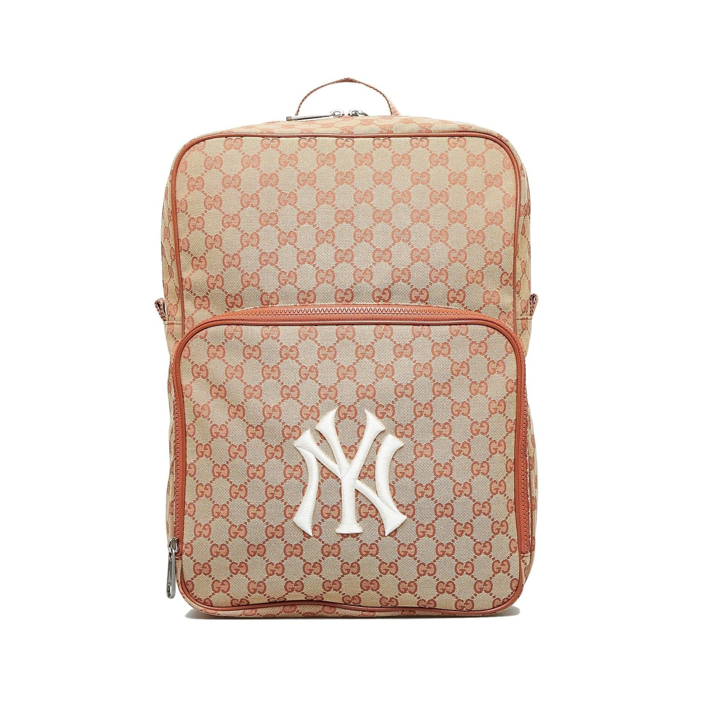 Gucci GG NY Yankees Backpack SHG-ZwDhXV Canvas Brown