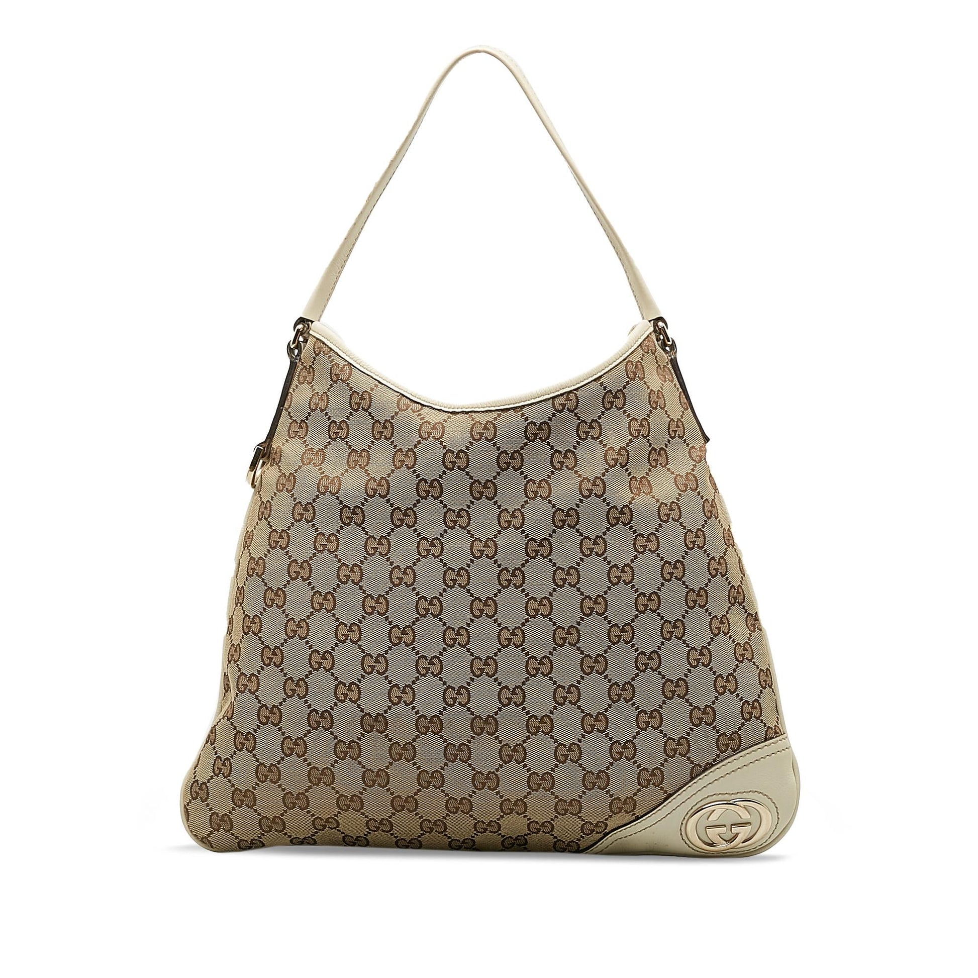 Gucci GG New Britt SHG-SMOcBX Canvas Brown Shoulder Bag