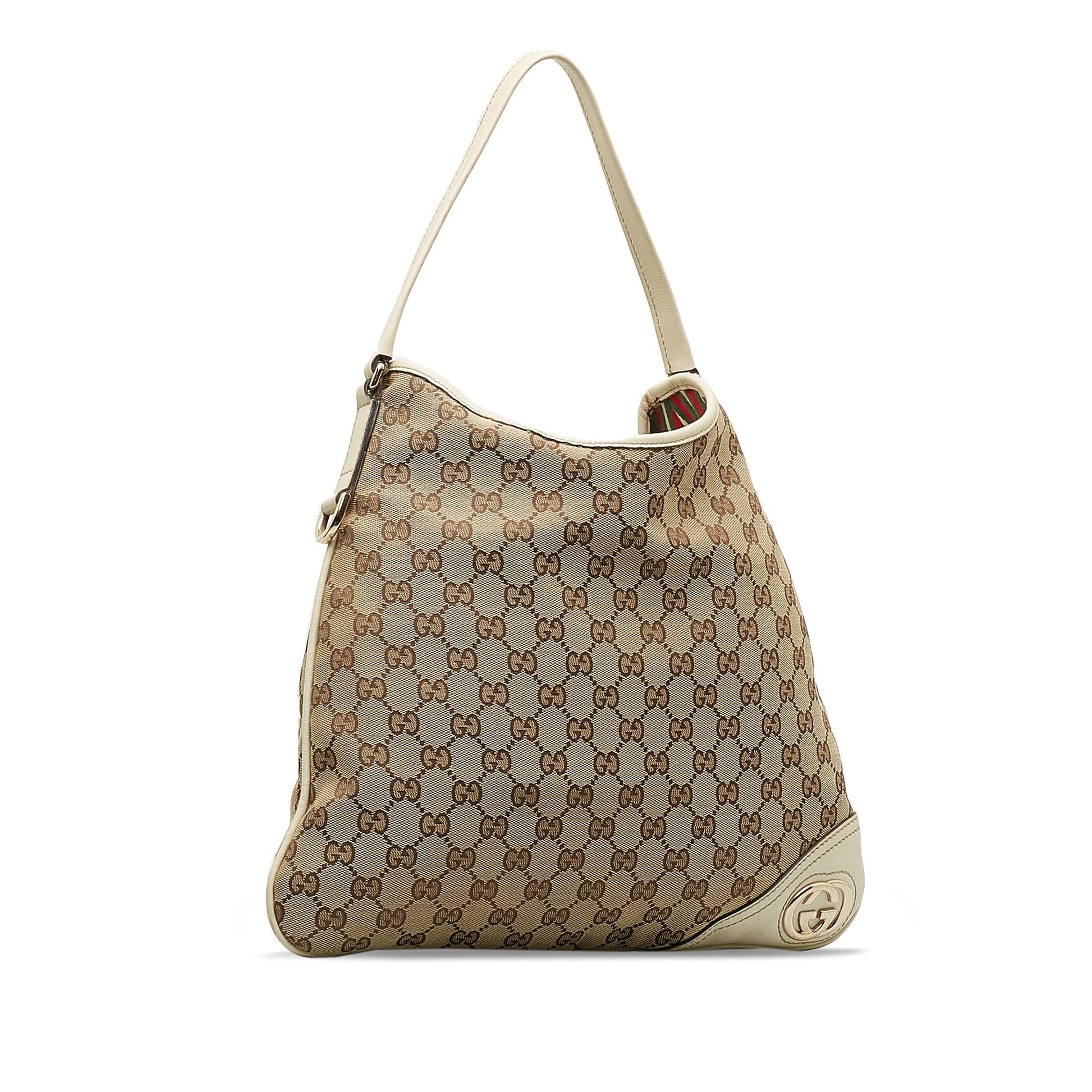 Gucci GG New Britt SHG-SMOcBX Canvas Brown Shoulder Bag