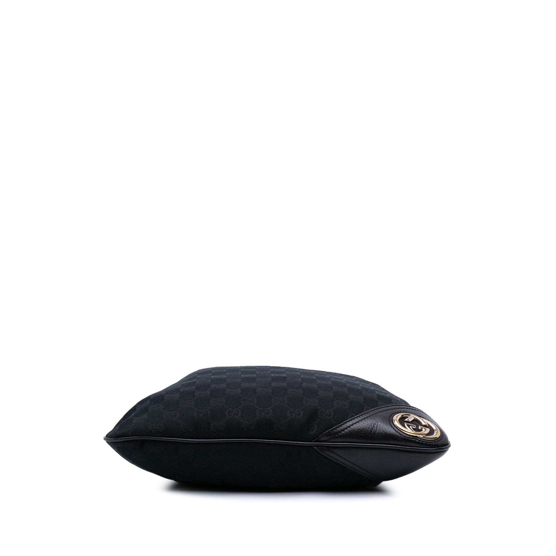 Gucci GG New Britt Canvas Black Shoulder Bag