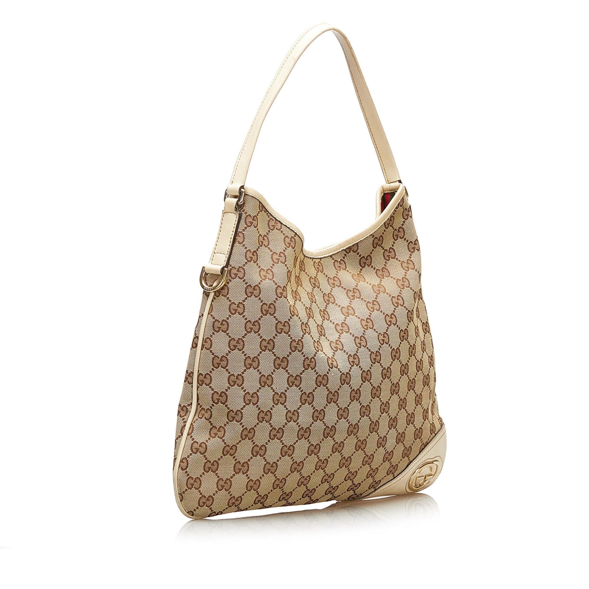 Gucci GG New Britt SHG Canvas Brown Shoulder Bag