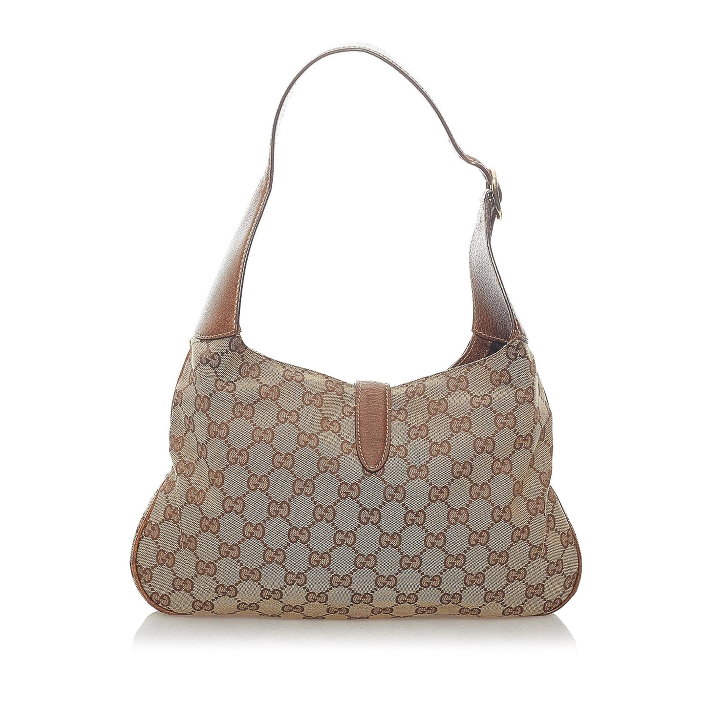 Gucci GG New Jackie SHG Canvas Brown Shoulder Bag