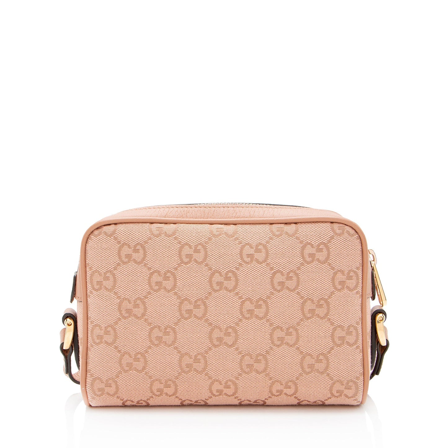 Gucci GG Ophidia Leather Canvas Pink Mini Crossbody Bag