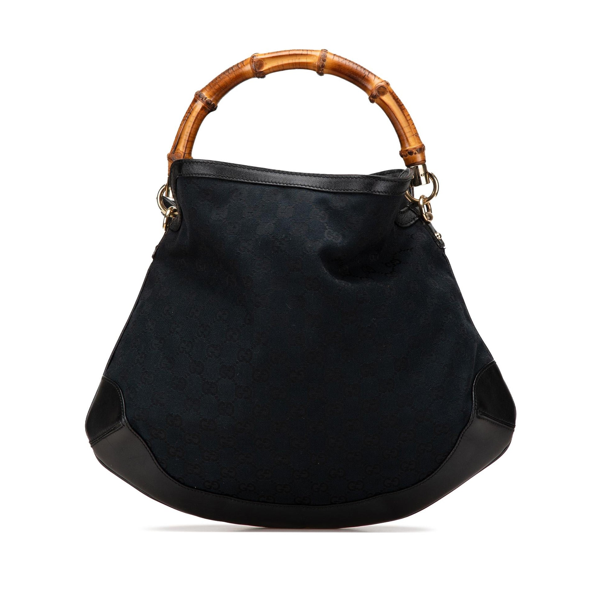 Gucci GG Peggy Canvas Calf Blue Satchel Bag Satchel 1