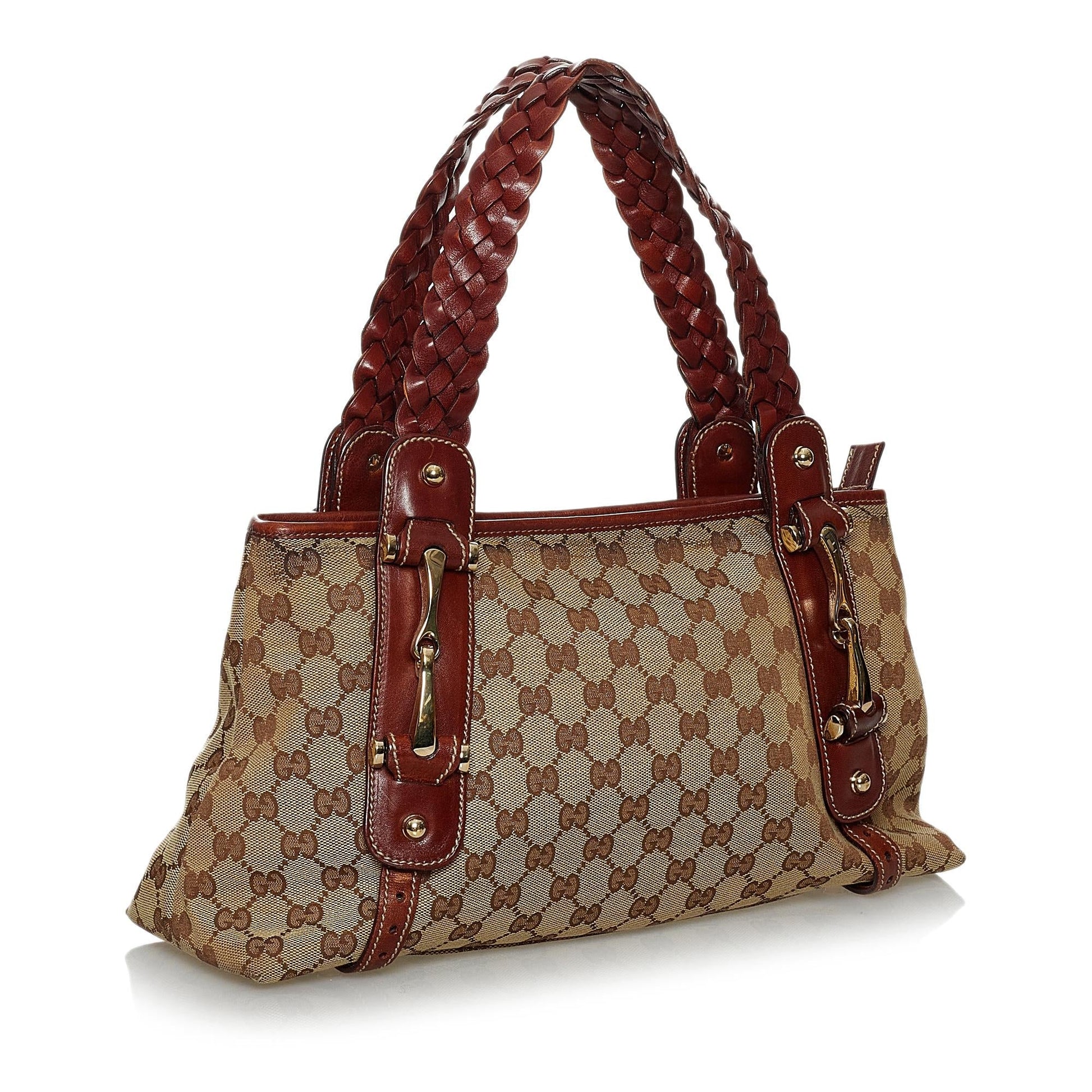 Gucci GG Pelham SHG Canvas Brown Shoulder Bag 4