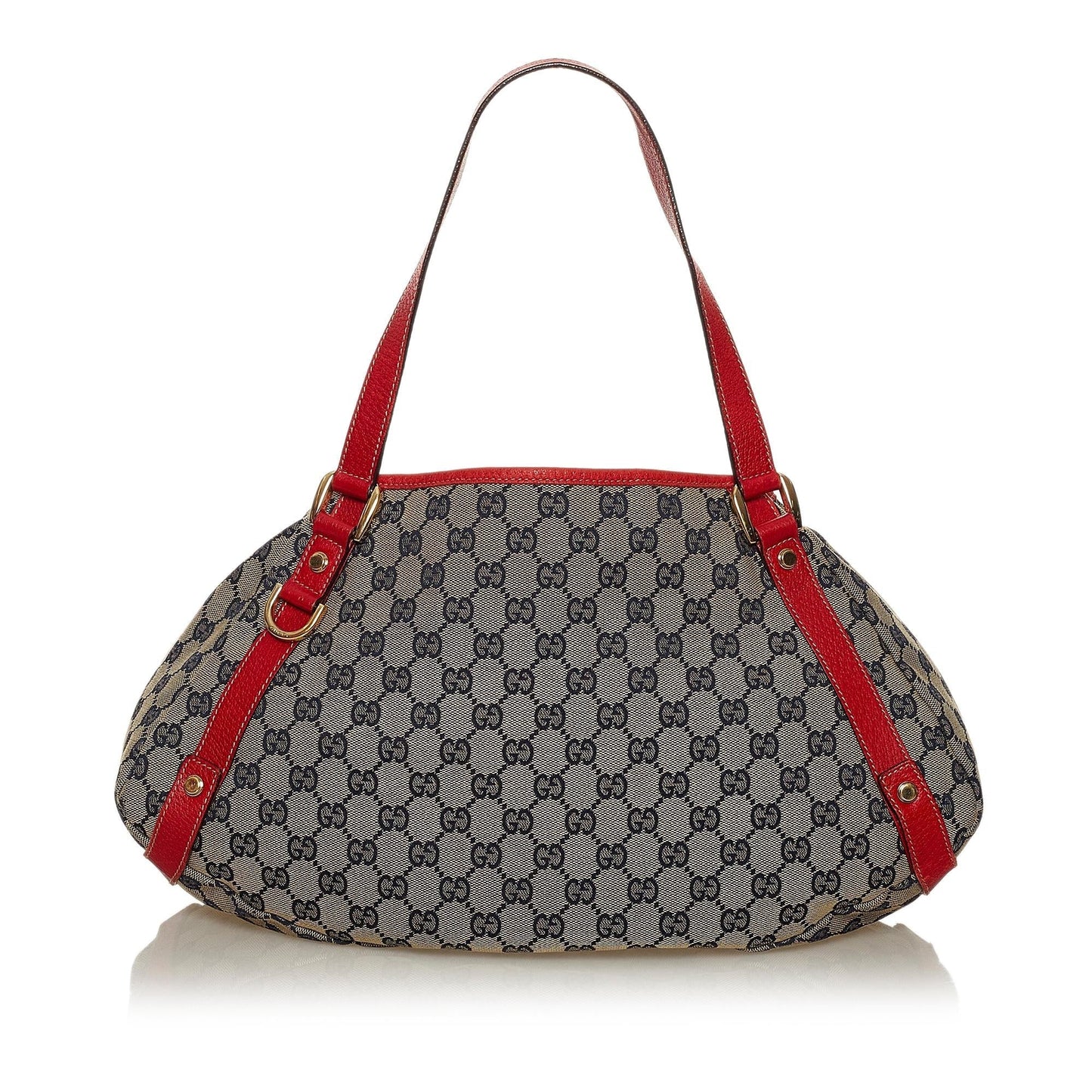 Gucci GG Pelham SHG Canvas Red Grey Shoulder Bag