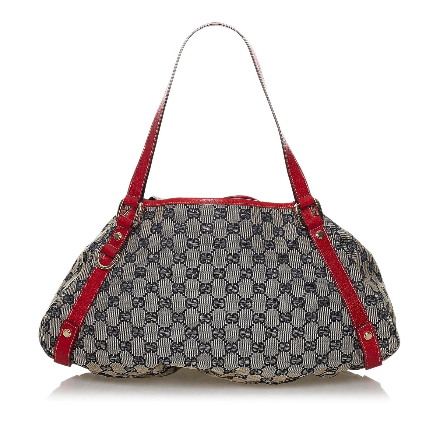 Gucci GG Pelham SHG Canvas Red Grey Shoulder Bag Bag Shg