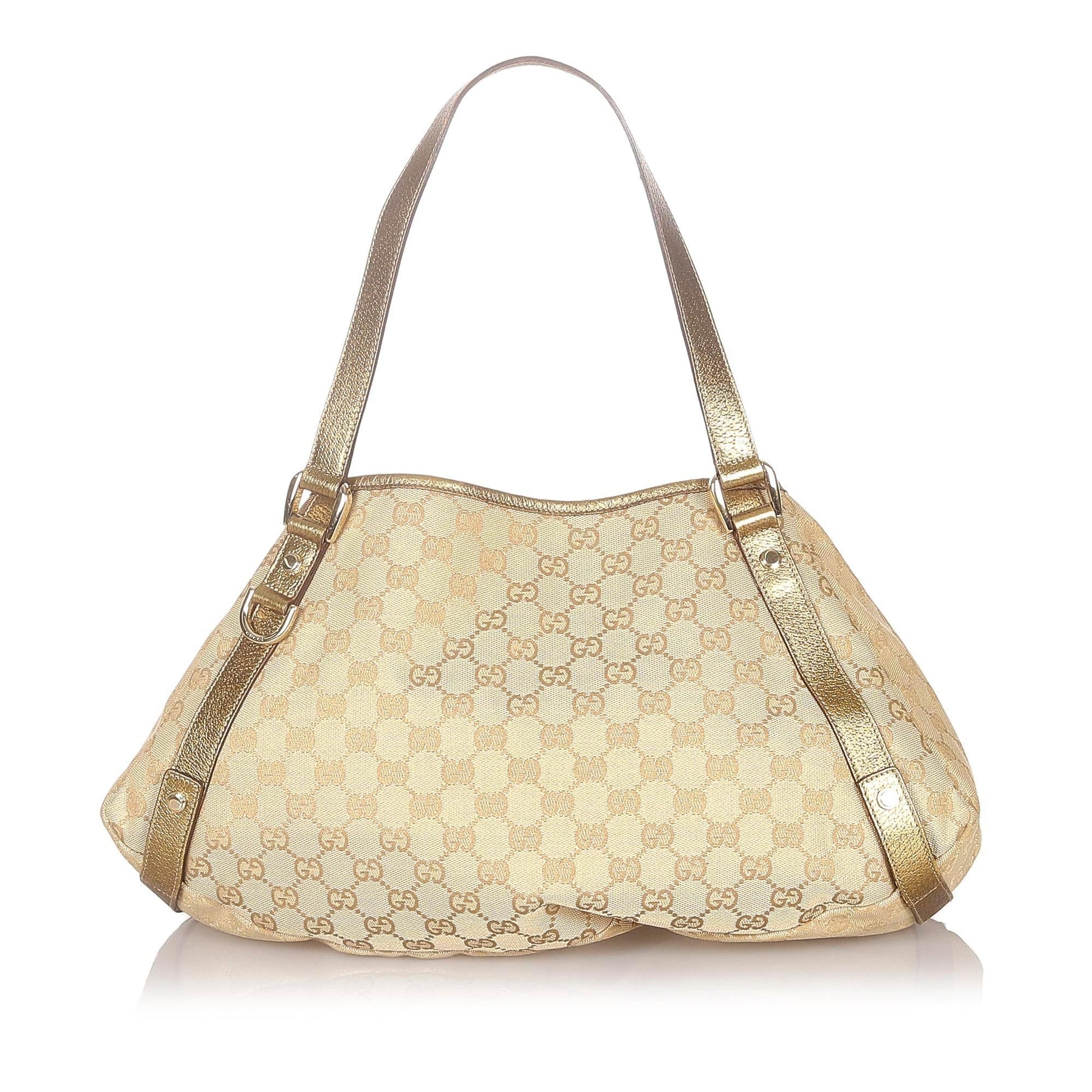Gucci GG Pelham SHG Canvas Brown Gold Shoulder Bag 3