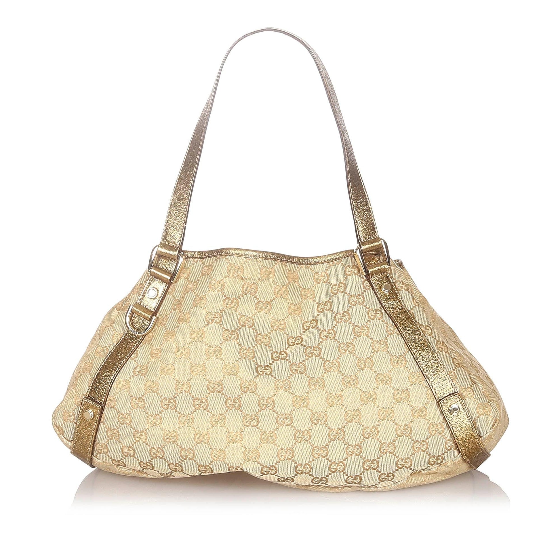 Gucci GG Pelham SHG Canvas Brown Gold Shoulder Bag 3