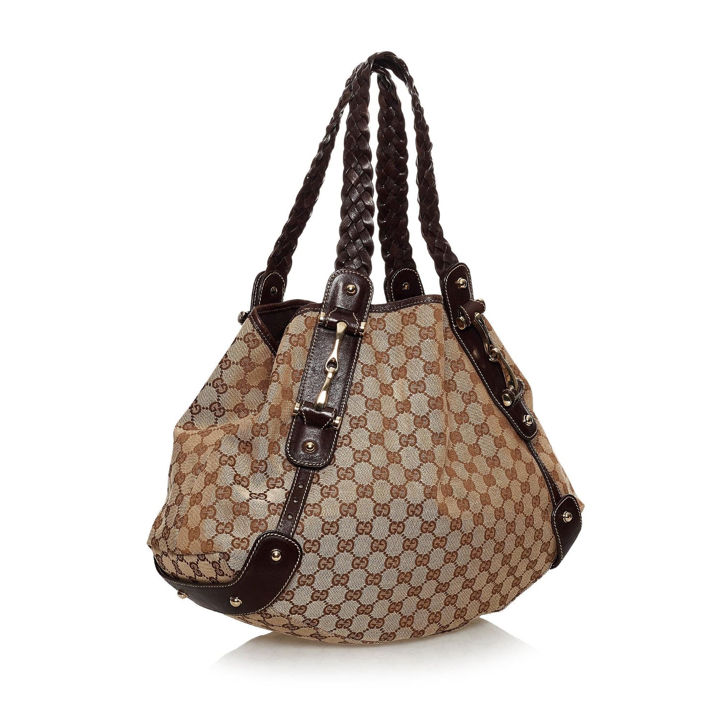 Gucci GG Pelham SHG Canvas Calf Brown Shoulder Bag