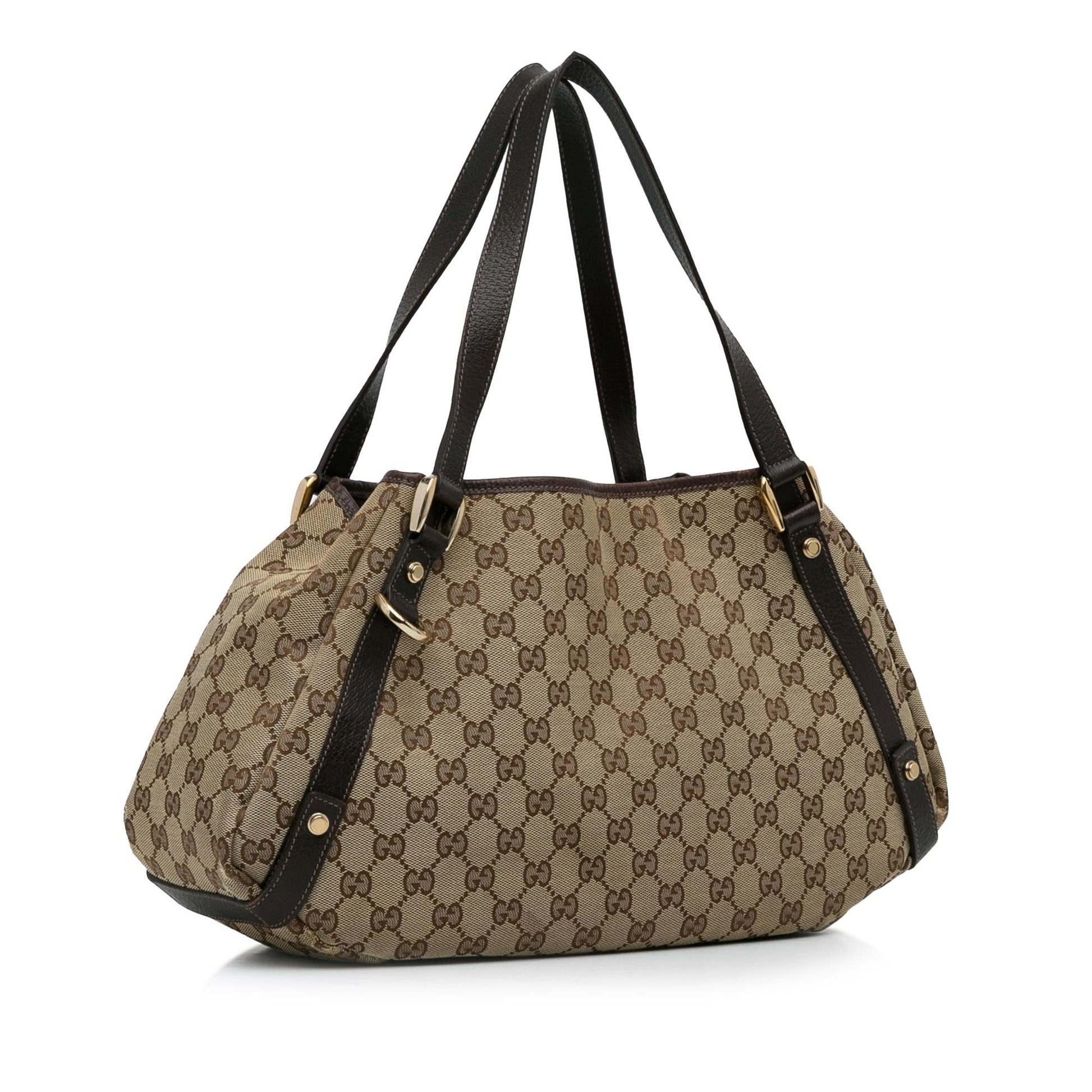 Gucci GG Pelham SHG-YBXEJw Canvas Brown Shoulder Bag