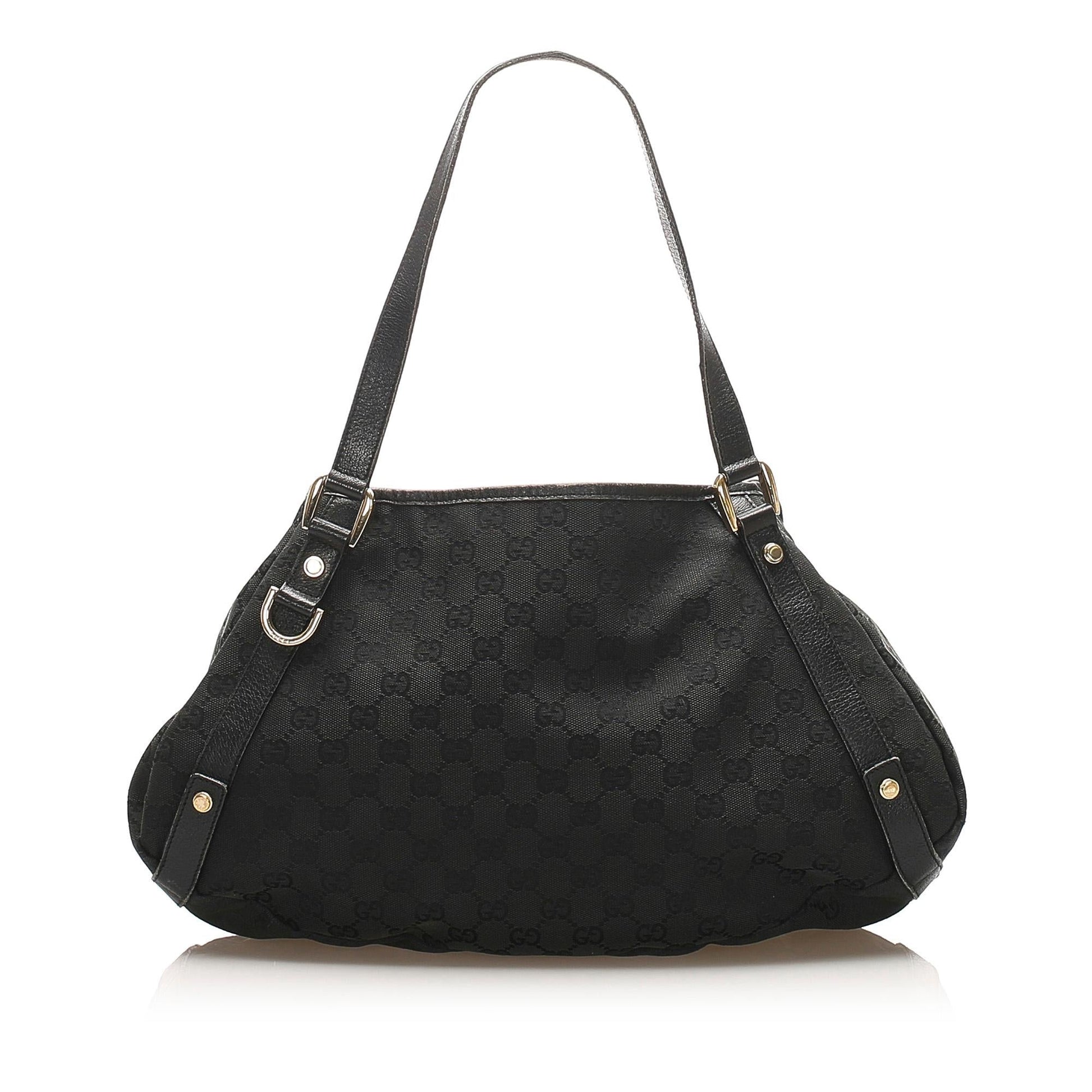 Gucci GG Pelham SHG Canvas Black Tote Bag