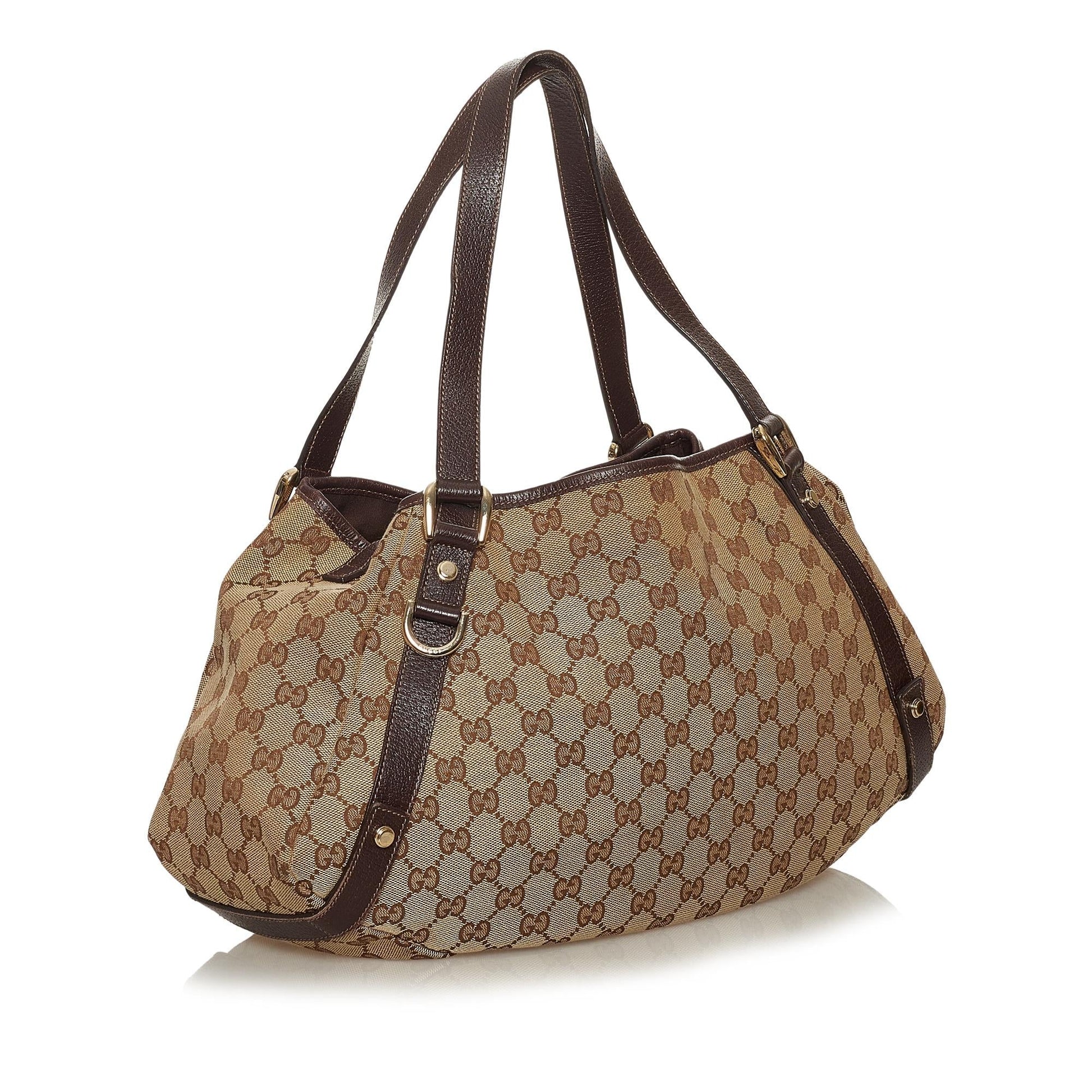 Gucci GG Pelham SHG Canvas Brown Tote Bag Bag Shg