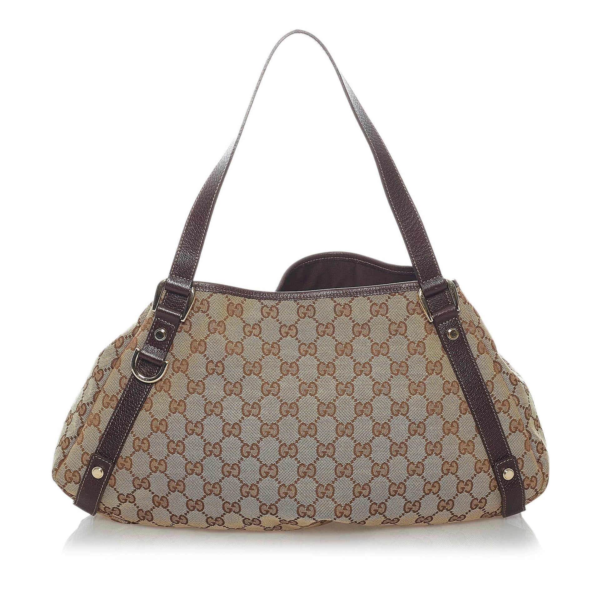 Gucci GG Pelham SHG Canvas Brown Tote Bag 3